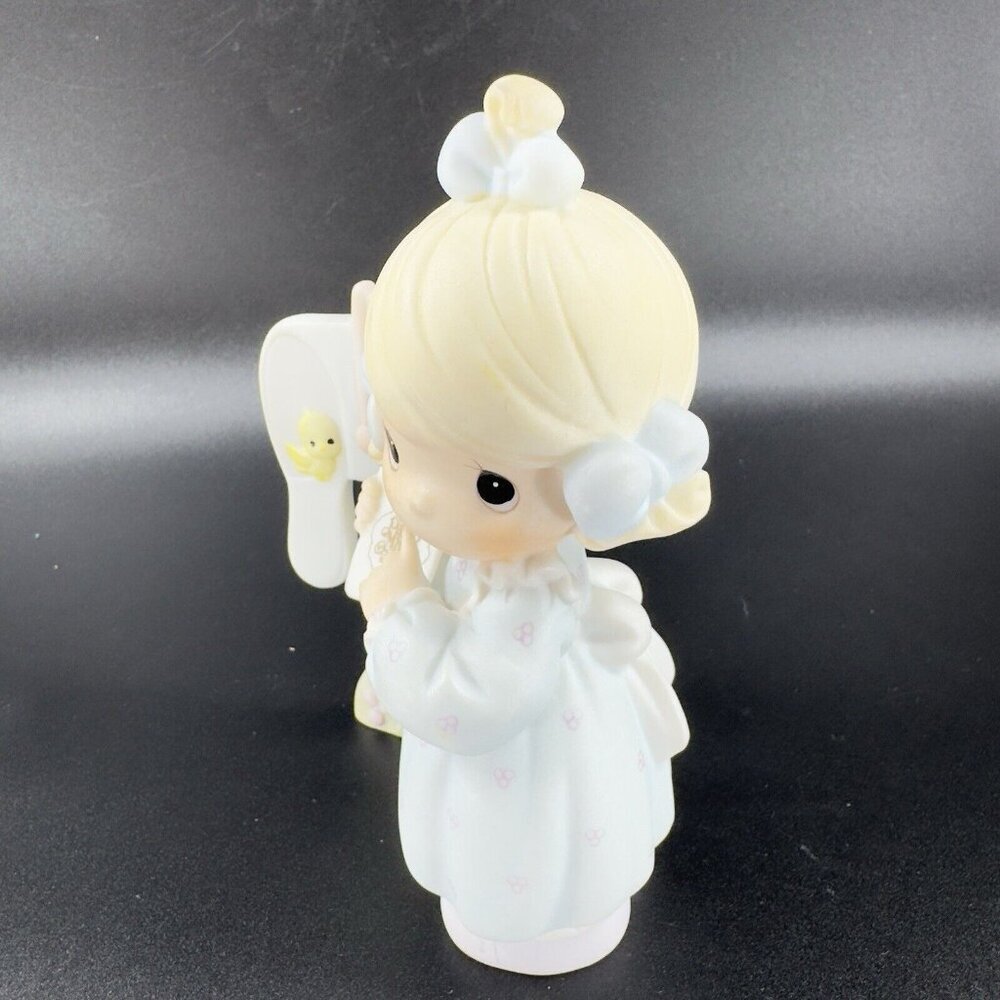Vintage 1990s Precious Moments Sharing the Good News Together Ceramic Figurine - Picture 7 of 8